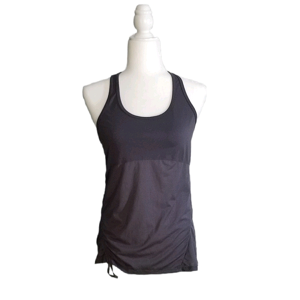 :::SOLD::: Fabletics Cashel grey scrunch racerback tank Small